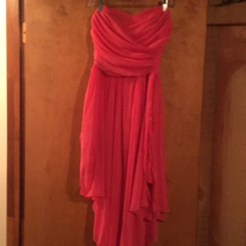 Short and lowly pink prom or party dress